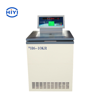 H6-10KRの臨床薬のための高速冷やされていた遠心分離機の床の電子自動ふたロック
