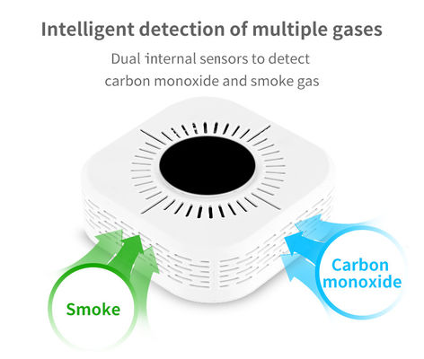 家のガス警報の高い感受性の一酸化炭素センサーの煙およびCO警報